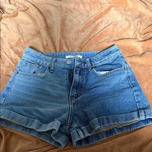 Blue Denim Women's Shorts